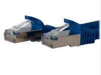 C6Aspat3Bl 3 Ft Blue Shielded Cat6A Patch Cable
