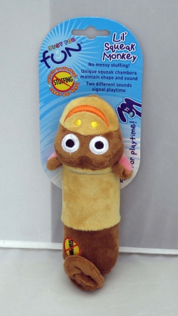 Small Lil Squeak Monkey - Brown - 633