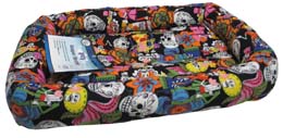 35.5 x 22.5 Inch Crate Pad - Skull Multi Pattern - 58936