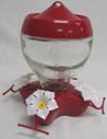 Lily Top Fill Hummingbird Feeder - Red - 228