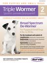 Triple Wormer for Puppy  Small Dog  2 Count  01117603