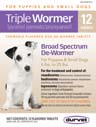 Triple Wormer for Puppy  Small Dog 12 Count  01117612