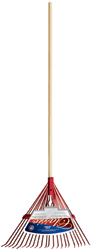 22 Inch Classic Boltthru Leaf Rake - Red - 1936195