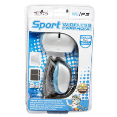 CET Domain 10300603 Sport Wireless Earphone Headphone for Nintendo Wii and PS3