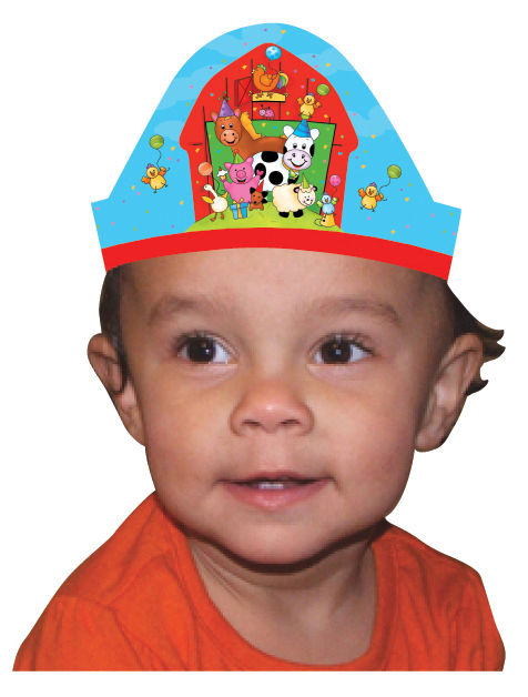 Creative Converting Barnyard Bash Headband Wrap 8 Count - Case of 6