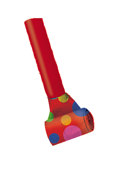 Creative Converting Birthday Stripes Blowout - 48 Count