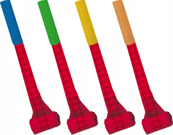 Creative Converting Clickety Clack Blowout - 48 Count