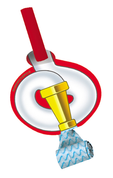 Creative Converting Firefighter Blowout with Medallion - 48 Count