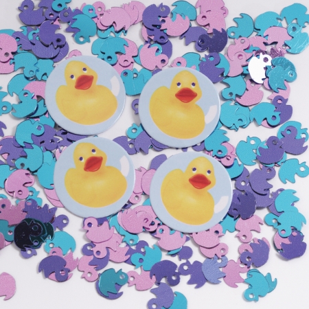 Creative Converting Rubber Ducky Confetti - 12 Count