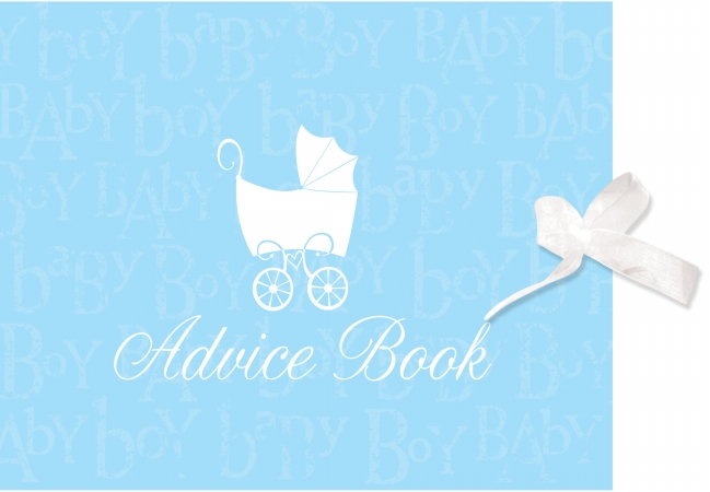 Creative Converting Baby Love Blue Advice Book - 6... by Creative Converting