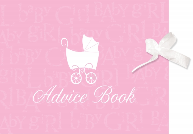 Creative Converting Baby Love Pink Advice Book - 6... by Creative Converting