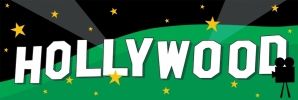 Creative Converting Hollywood Giant Party Banner - 6 Count