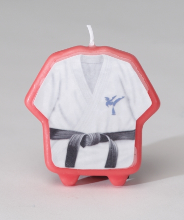 Creative Converting Black Belt Birthday Candle - 12 Count