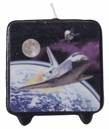 Creative Converting Space Odyssey Birthday Candle - 12 Count