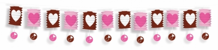 Creative Converting Bride To Be Lantern Garland with Attachments 6 Count