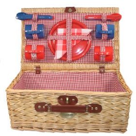 Sutherland Baskets SP107R Scout Picnic Basket