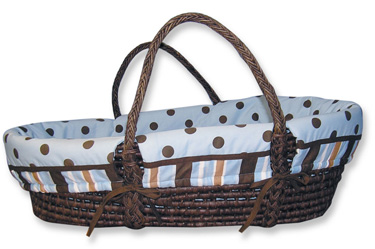 Trend Lab MBMXGIFT Moses Basket Gift Set  Max with Blanket