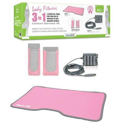 DreamGear DGWII-1158 3 - in - 1 Ladies Workout Kit Wii