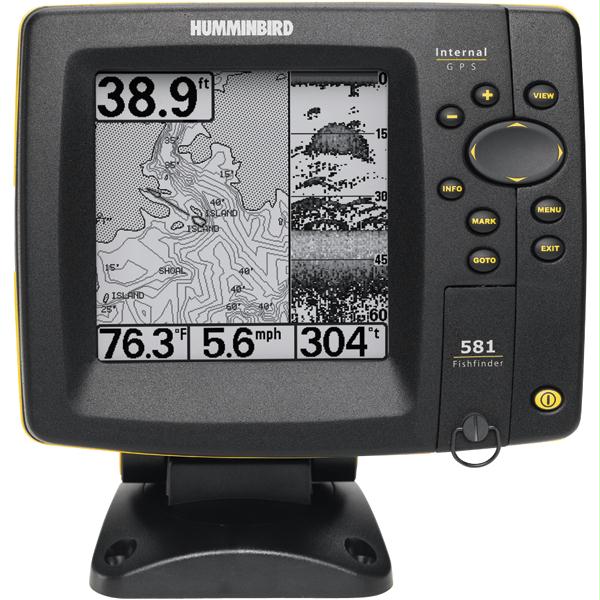 HUMMINBIRD 407330-1 581I B and W FISHFINDER WITH GPS