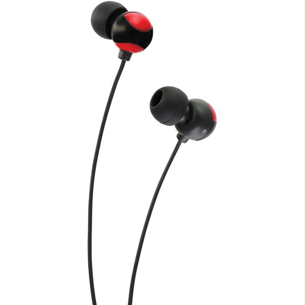 JVC HA-FX20-BR ALL STAR IN - EAR SPORTS - THEMED HEADPHONES - BLACK and RED