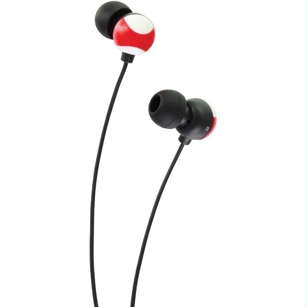 JVC HA-FX20-RW ALL STAR IN - EAR SPORTS - THEMED HEADPHONES - RED and WHITE
