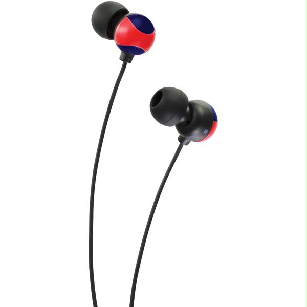 JVC HA-FX20-RA ALL STAR IN - EAR SPORTS - THEMED HEADPHONES - RED and BLUE