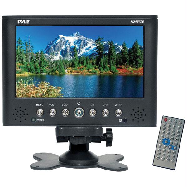 PYLE PLMN7SD 7 LCD MONITOR WITH USB and SECURE DIGITAL CARD READER