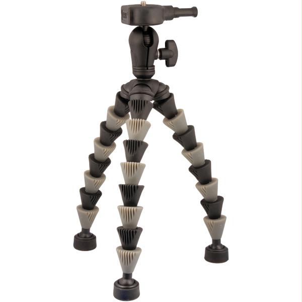 SUNPAK FLEXGRIPBKGY FLEXPOD GRIPPER - WITH GRAY LEG SEGMENTS