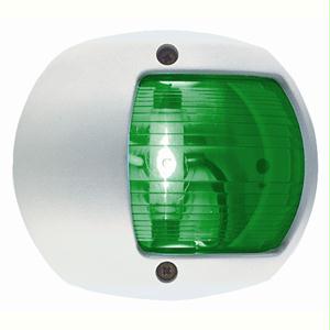 Led Side Light - Green - 12v - White Plastic Housing - 0170wsddp3