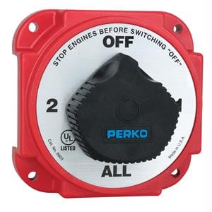 Heavy Duty Battery Selector Switch With Alternator Field Disconnect - 8603dp