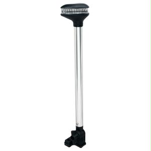 Stealth Series - Fold Down All - Round Light - Vertical Mount - 13 - 3/8 - 1639DP0CHR