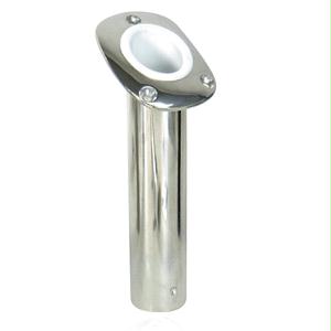 Bluewater 30 Deg. Stamped S.S. Flush Mount Rod Holder - S-096