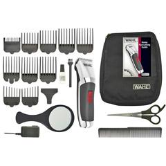 Wahl Rechargeable Cordless Clipper 18 - Piece Complete Haircut Kit - 9655