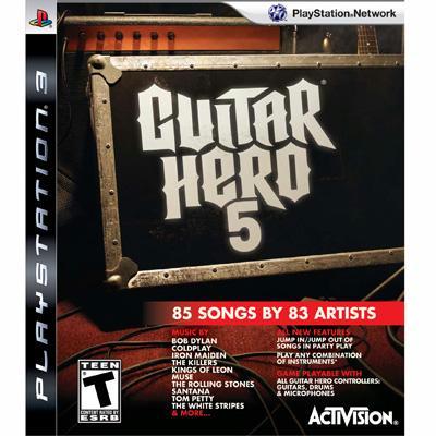 Activision Blizzard Inc 95877 Guitar Hero 5 SAS PS3