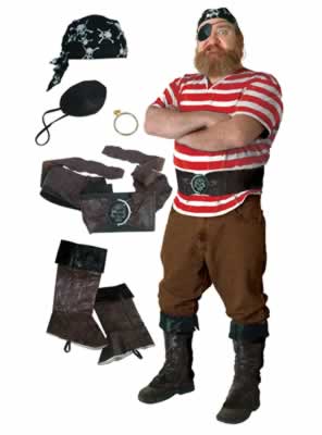 Beistle 60782 Set of Pirate Party Supplies