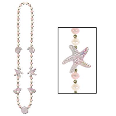 Beistle  50438  Shell Beads Pack of 12