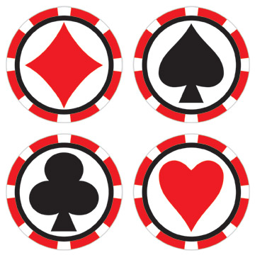 Casino Coasters- Pack Of 12