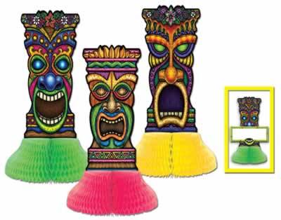 Beistle 50052 Tiki Playmates Centerpieces Pack of 12