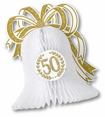 Beistle 55350 50th Anniversary Centerpiece Pack of 12
