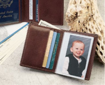 Budd Leather 1200071 Leather Mens 2 Fold Wallet  Black