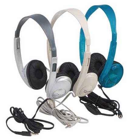 International 3060av Lightweight Multimedia Stereo Headphones - Beige