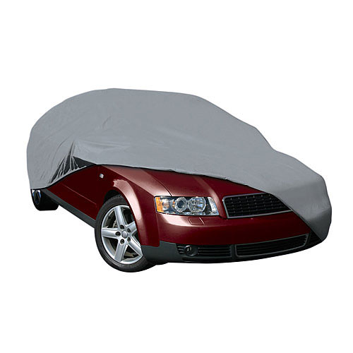 Classic Accessories 71162 PolyPro III Deluxe Car Cover - Grey - Mid-Size