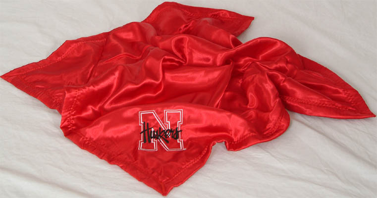 UPC 697924009181 product image for Comfy Feet - NEBBB - Nebraska Cornhuskers Baby Blanket | upcitemdb.com