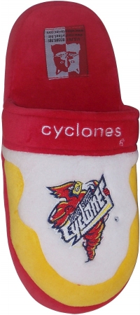 Comfy Feet ISU02LG Iowa State Cyclones Slippers Scuff Large 8 9.5