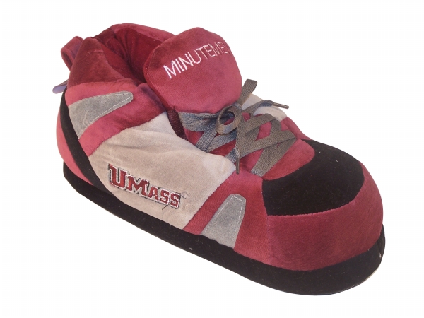 Comfy Feet MAS01MD Umass Minutemen Slipper Medium 6 7.5