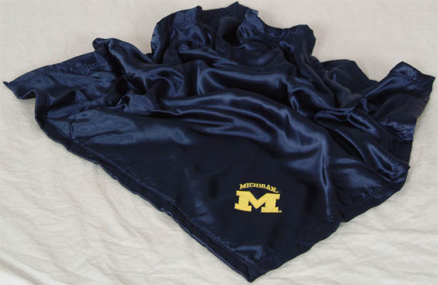 UPC 697924001185 product image for Comfy Feet - MICBB - Michigan Wolverines Baby Blanket | upcitemdb.com