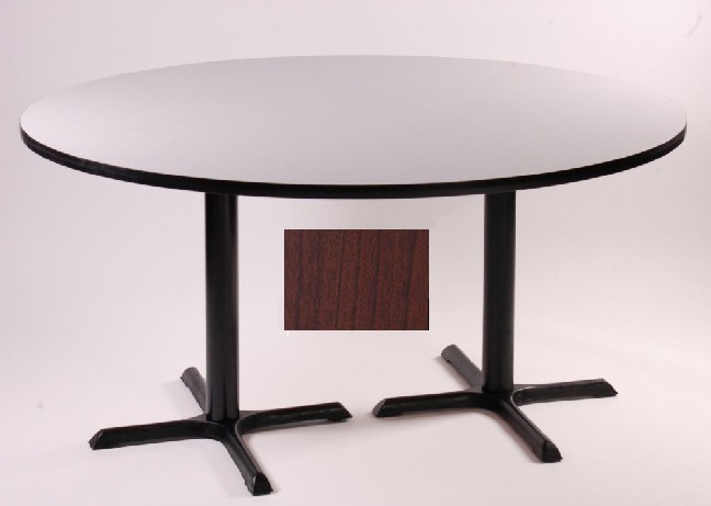 Bct60R-21 Cafe and Breakroom Tables - Round Table - Cherry