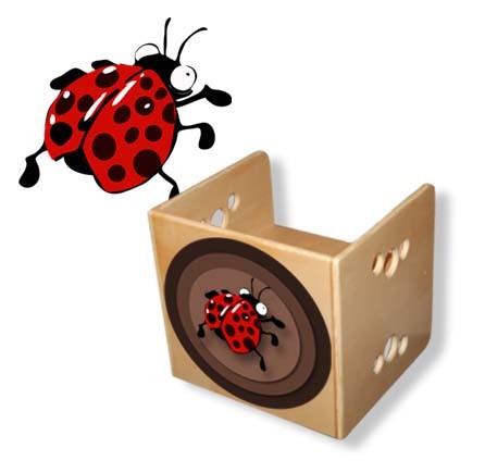 Hatched Egg Rs 10210 Melville Chair Ladybug - Chocolate