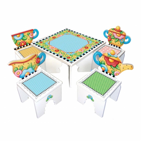 Mary Engelbreit MET2817 Tea Time Table and 2 Chairs
