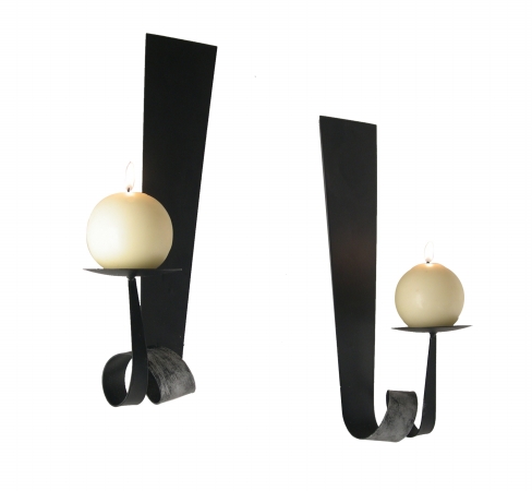 Danya B QBA554 Twist Candle Sconce Set